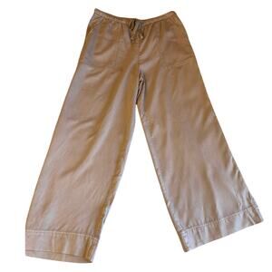 J by Joie Lyocell Light Purple Wide Leg Draw String Pants Large Boho Minimalist